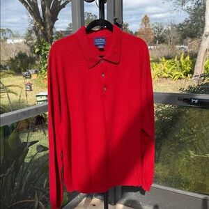 Club Room Red Polo cashmere pullover Sweater